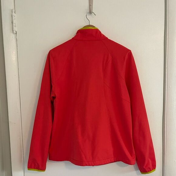 KÖPPEN Fleece Lined Jacket in Neon Orange with Yellow Trim - Picture 4 of 8